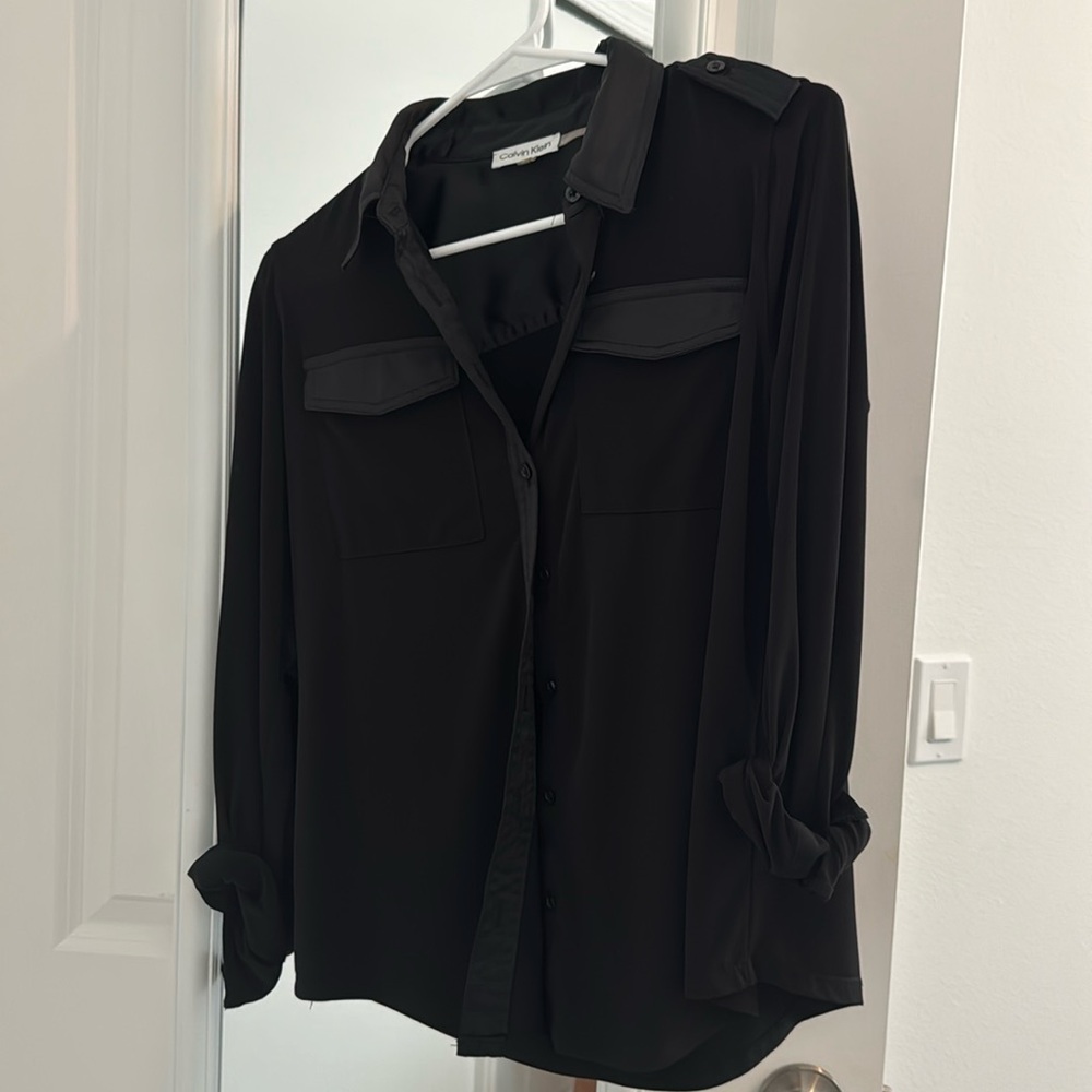 Worn once, Calvin Klein button down
